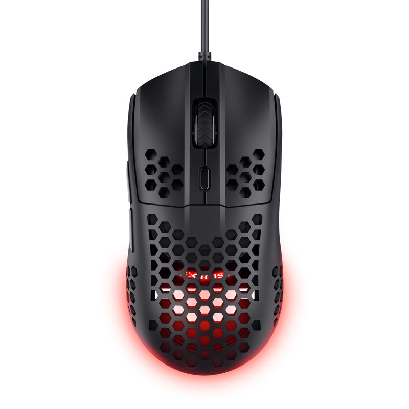 TRUST Souris gaming filaire HELOX ultra légére - Noire