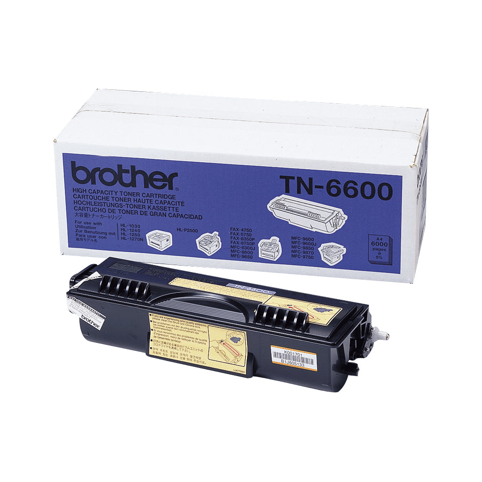 Brother TN6600 Cartouche de toner 1 piece(s) Original Noir
