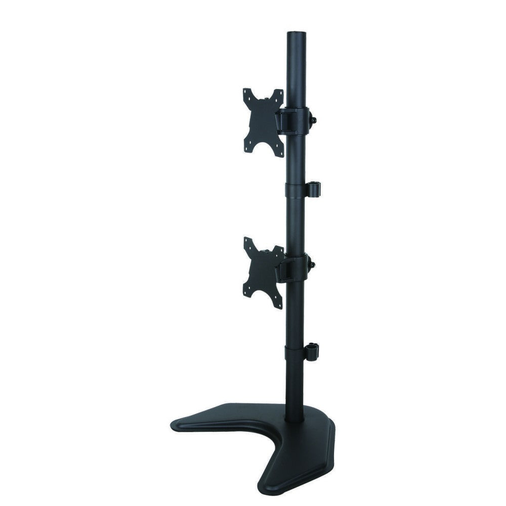 "Techly ICA-LCD 2520V Support de bureau vertical pour 2 moniteurs 13-27"" LCD 10kg"