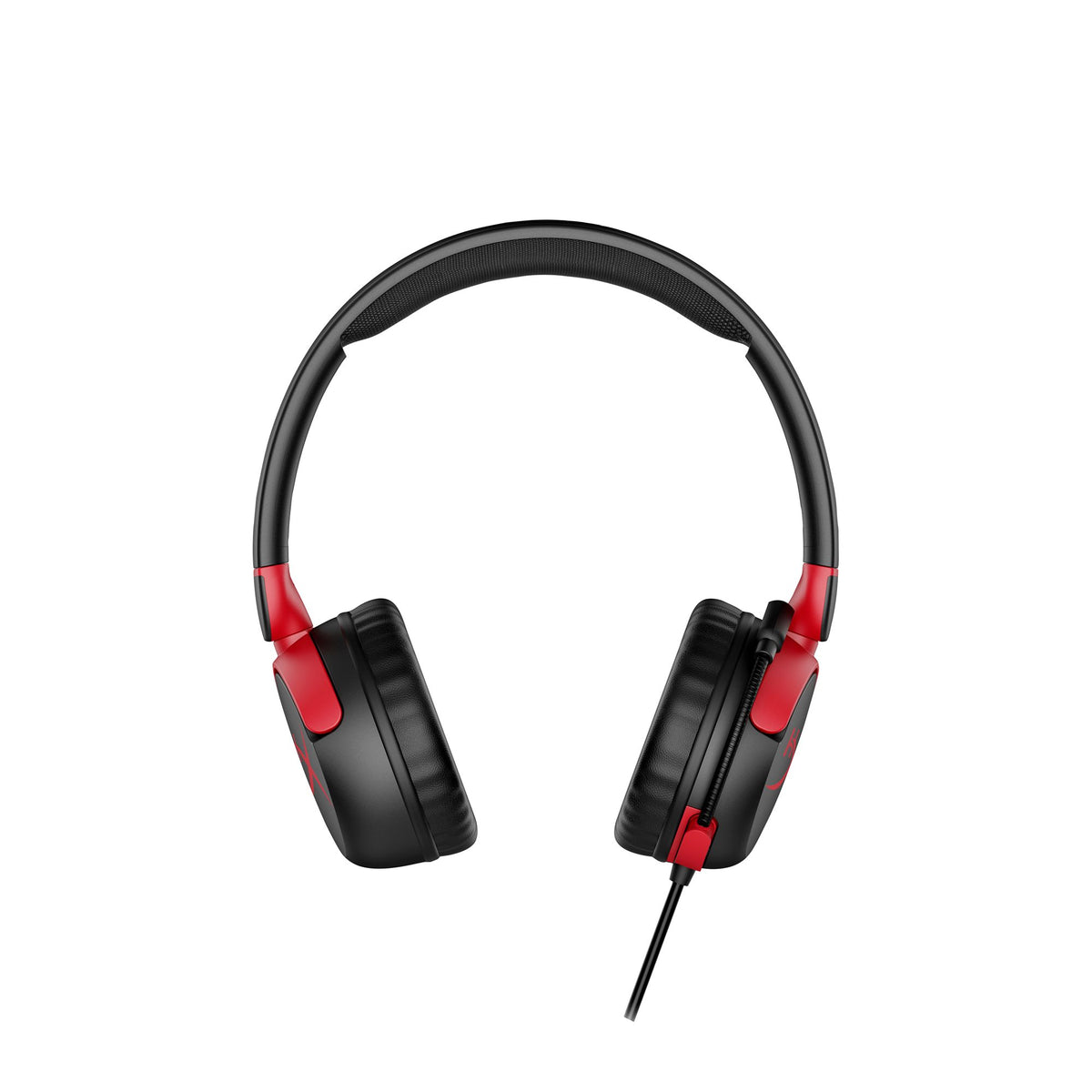 Casque filaire HyperX Cloud Mini avec microphone, minijack 3,5 mm, noir-rouge