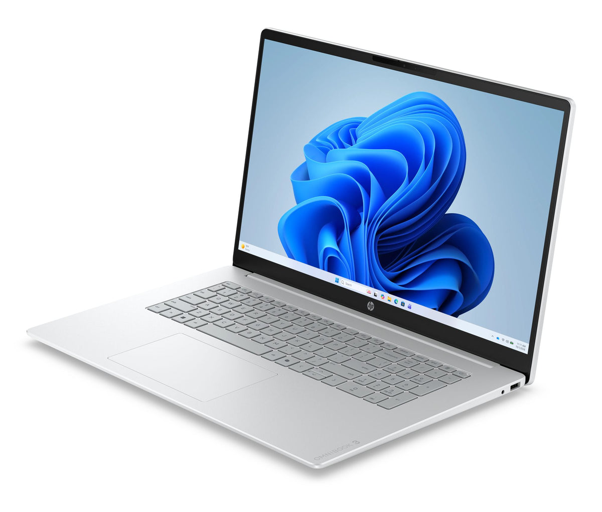 Portable HP OmniBook 3 17-dp0047nf AMD Ryzen 5 40  16GBDDR5 512GB AMD Radeon 610M Graphics 17.3" FHD Antiglare IPS 300 nits W11H D5BA5EA - sans alim