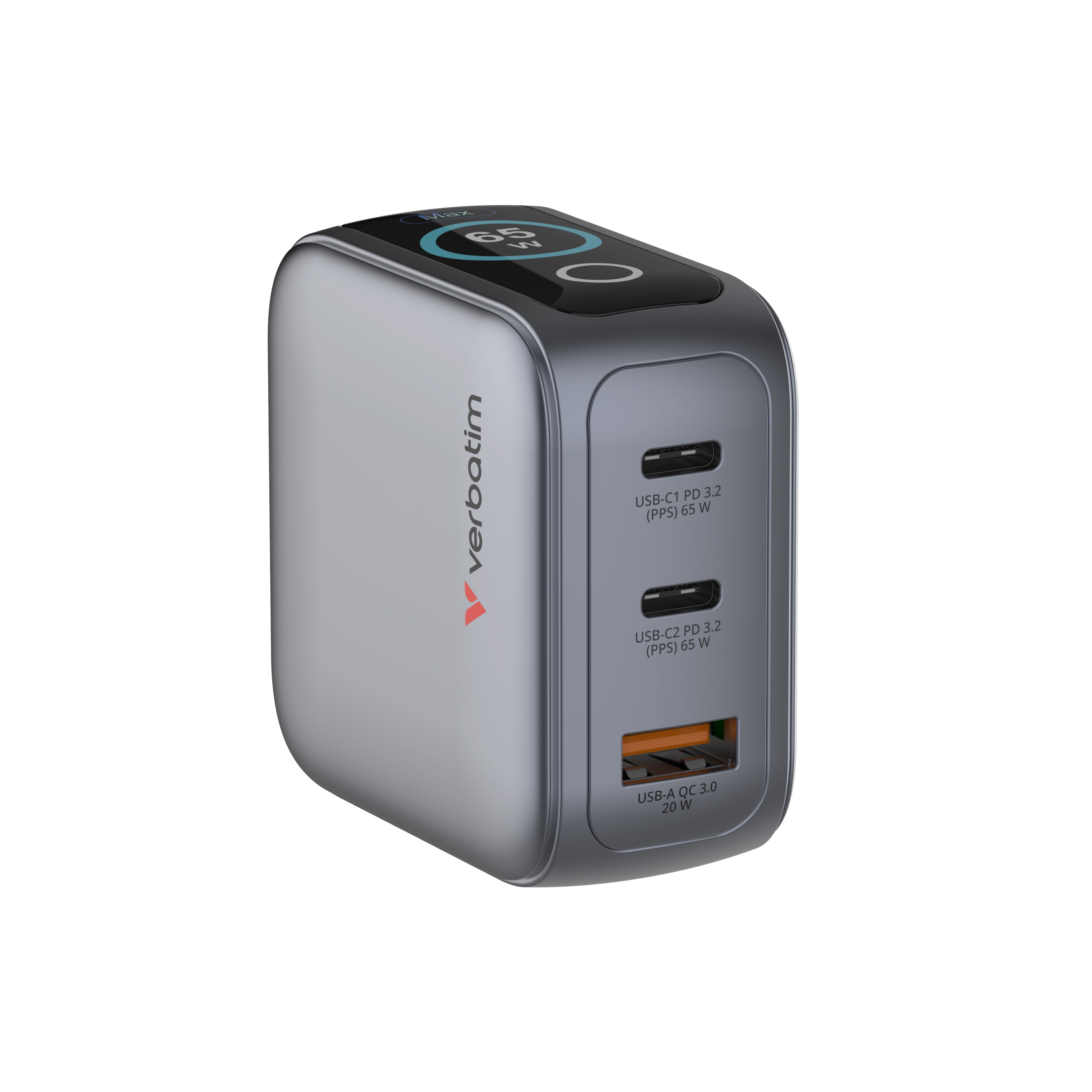 Mini GaN Charger 65W with Display