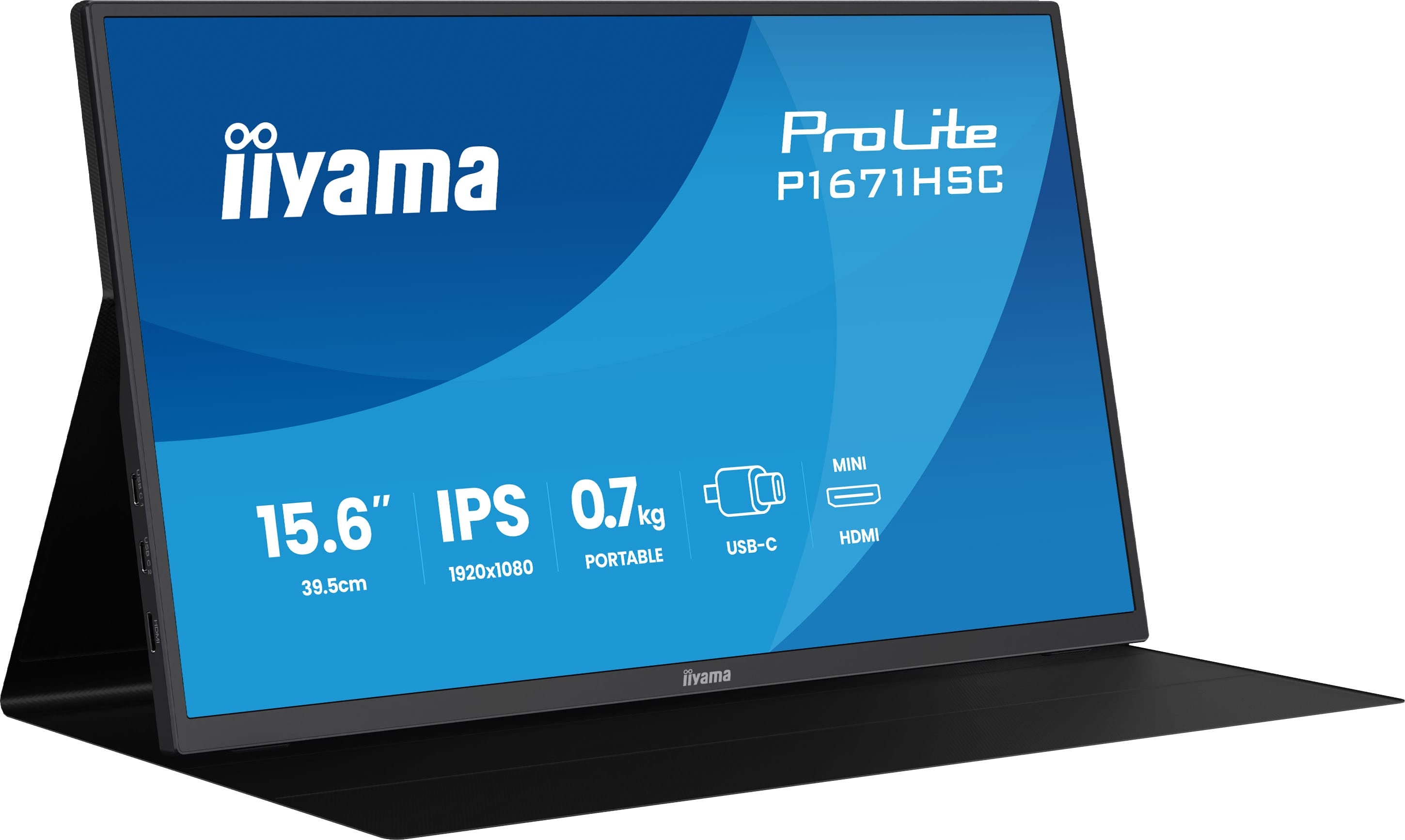 iiyama P1671HSC-B1 15.6" Portable Monito