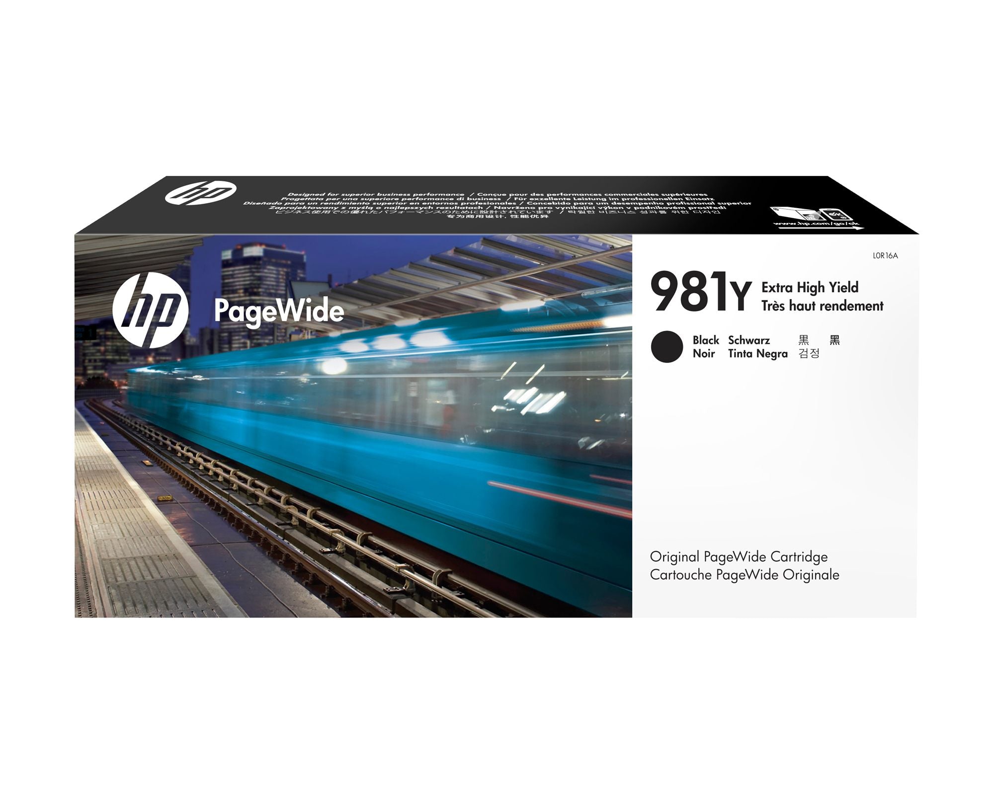 HP 981Y original Extra High Yield Black PageWide Cartridge L0R16A