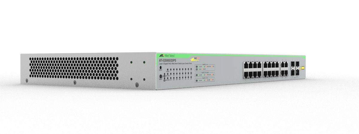 Switch WSmart 16x10/100/1000TX PoE+, 4xSFP100M/1G, PoE+ 370W