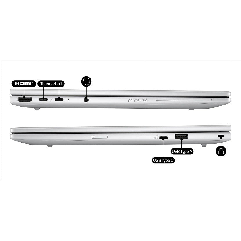 HP EliteBook 8 G1i IA Nouvelle génération Intel Core Ultra 5 225U 14p WUXGA 16Go 512Go SSD UMA W11P Copilot + PC 3/3/0