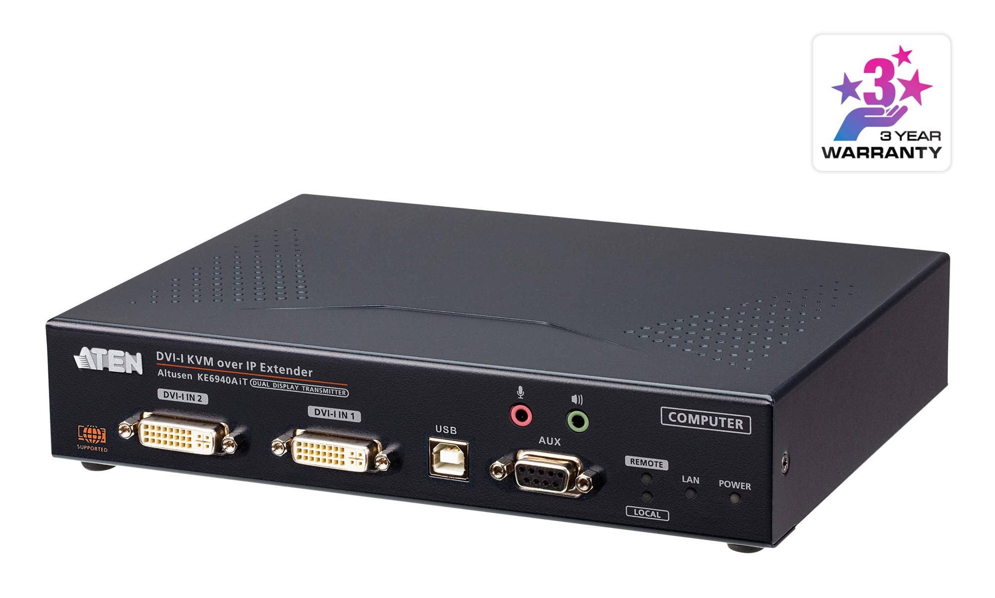 ATEN PREMIUM KE6940AiT Emetteur KVM Double DVI IP + Internet