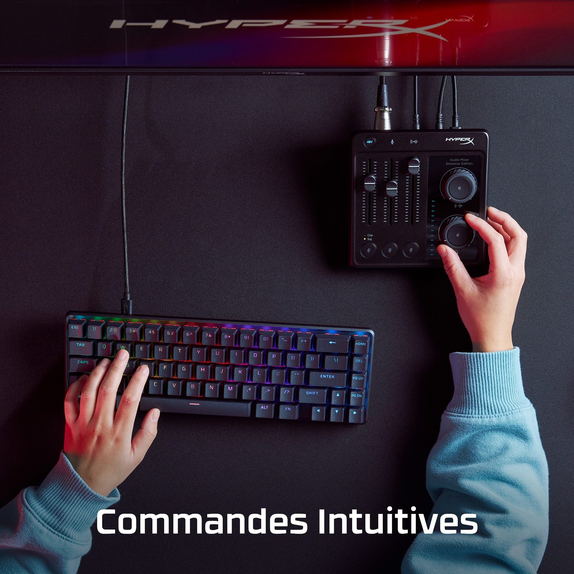 HyperX Mixeur Audio 20 - 20000 Hz Noir