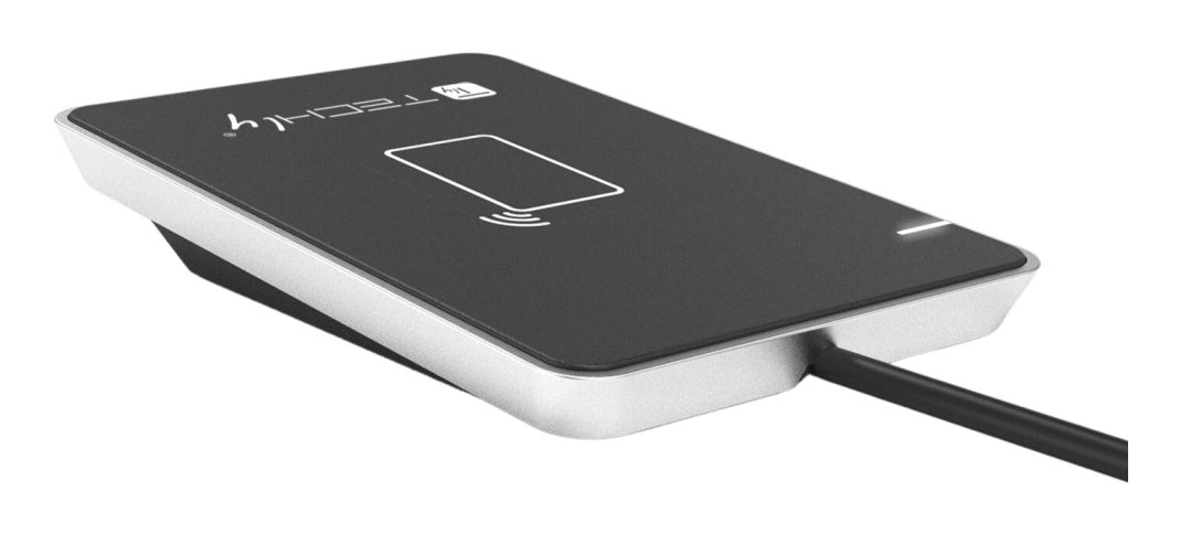 Techly I-CARD CAM-CIE Lecteur de cartes de proximité NFC RFID 13.56MHz USB