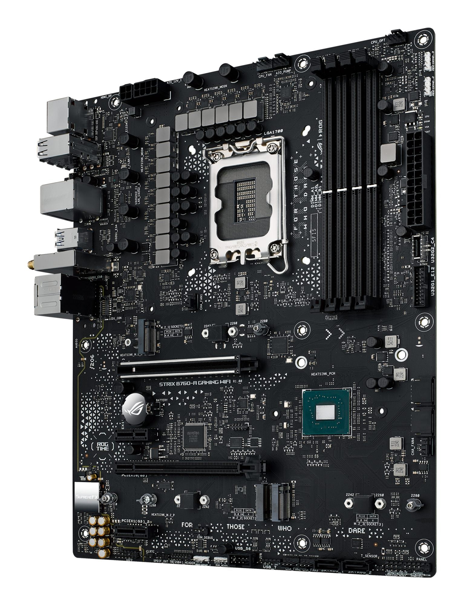 ASUS ROG STRIX B760-A GAMING WIFI LGA 1700 4DDR5 ATX 4xSATA MB 1x PCIe 5.0 x16 3xM.2