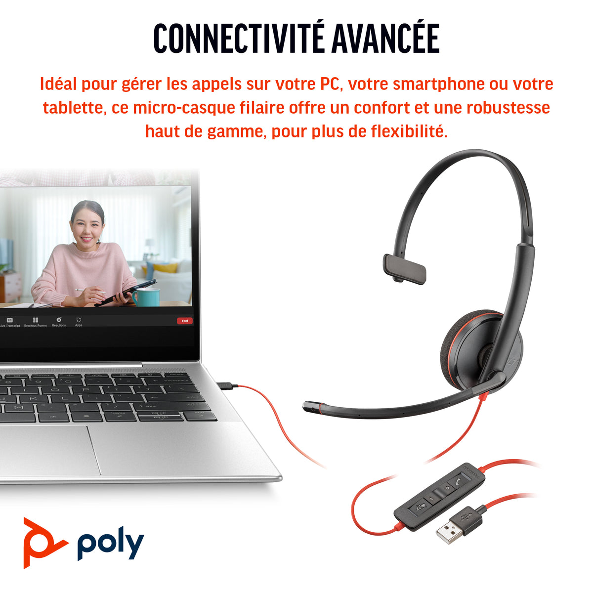 Poly BW 3210 USB-C HS+USB-C/A Bulk