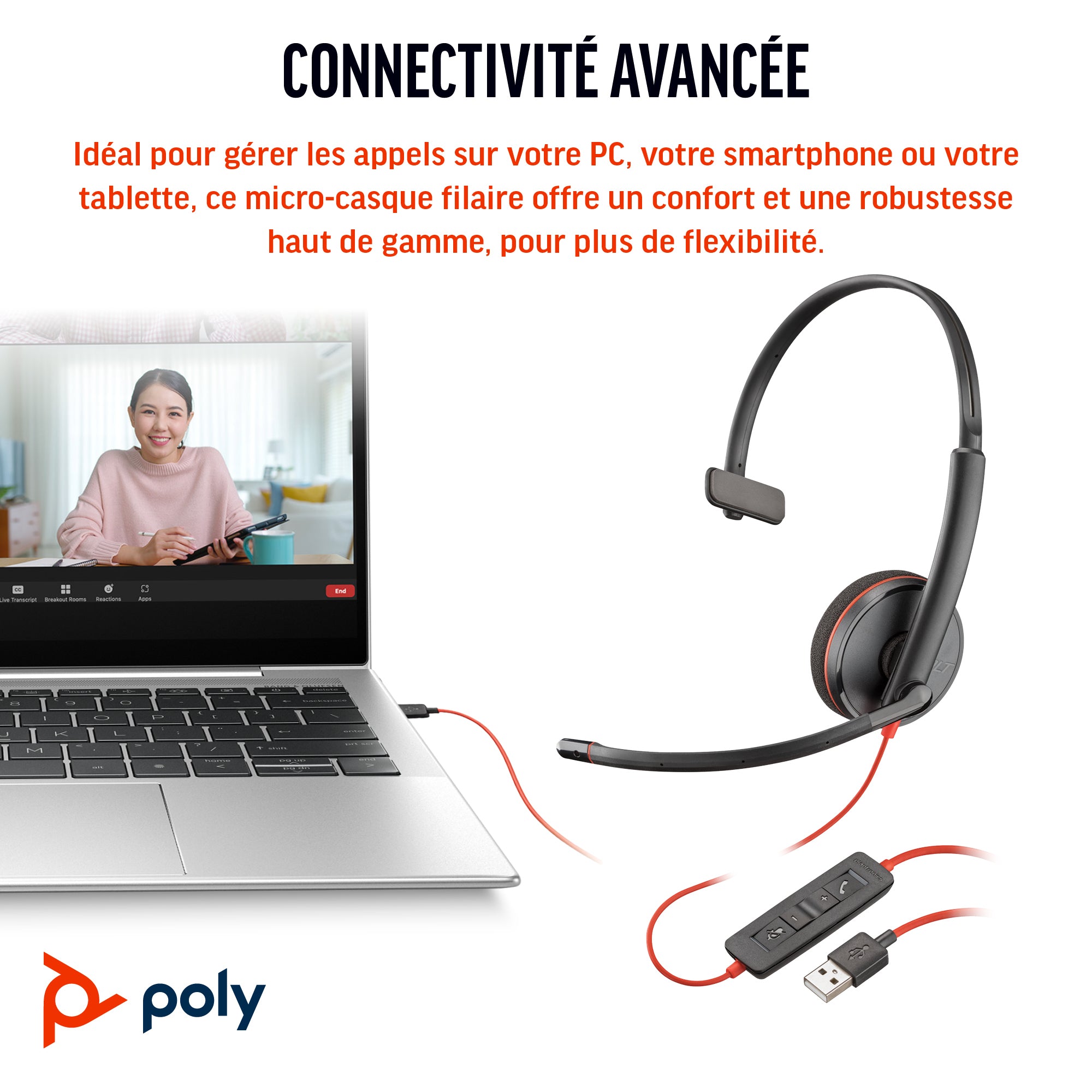 Poly BW 3210 USB-C HS+USB-C/A Bulk