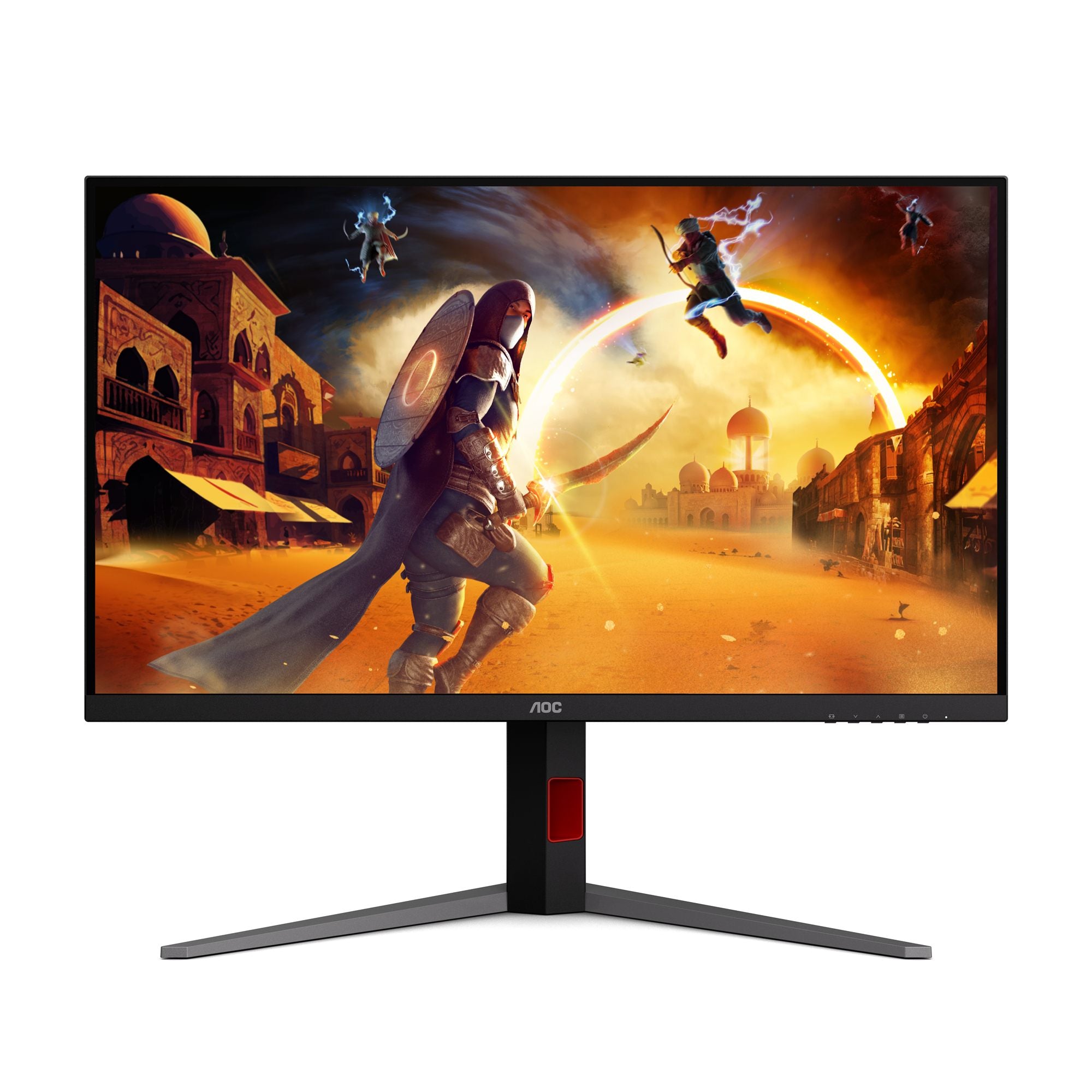 AOC U32G4U Ecran gaming 31.5p 3840x2160 16:9 Fast IPS 160Hz HAS 130mm HDMI x 2x 2.1 DP x 1x 1.4