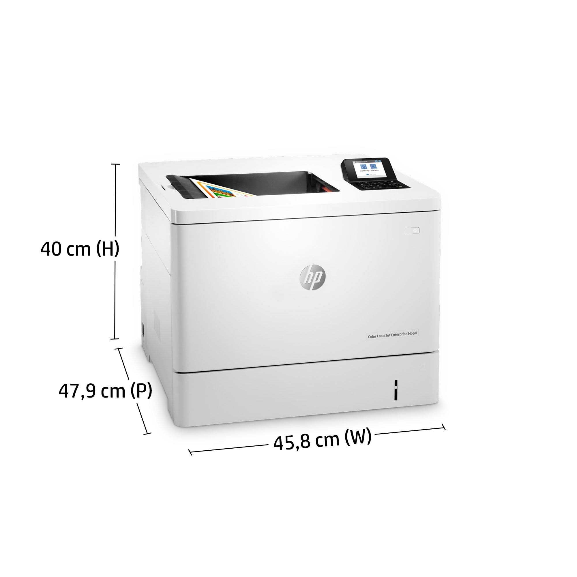 HP Color LaserJet Enterprise M554dn produit neuf emballage abimé A4 color laser USB 33ppm (P)