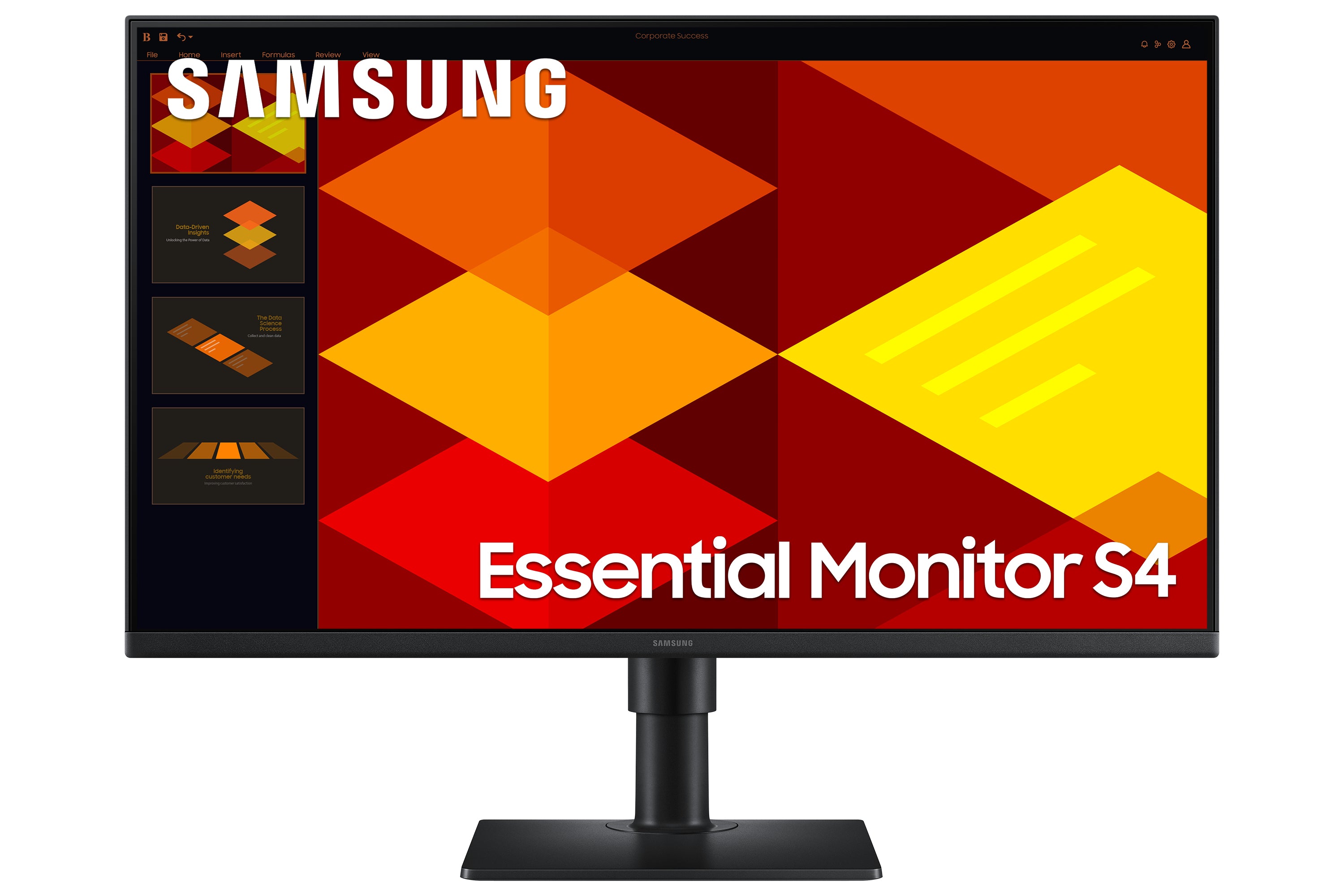 SAMSUNG LS27D406GAUXEN écran LED - 27p - 1920 x 1080 Full HD 100Hz - IPS - 250 cd/m² - 1000:1 - 5 ms - 2xHDMI, DP ,Hauts parleurs