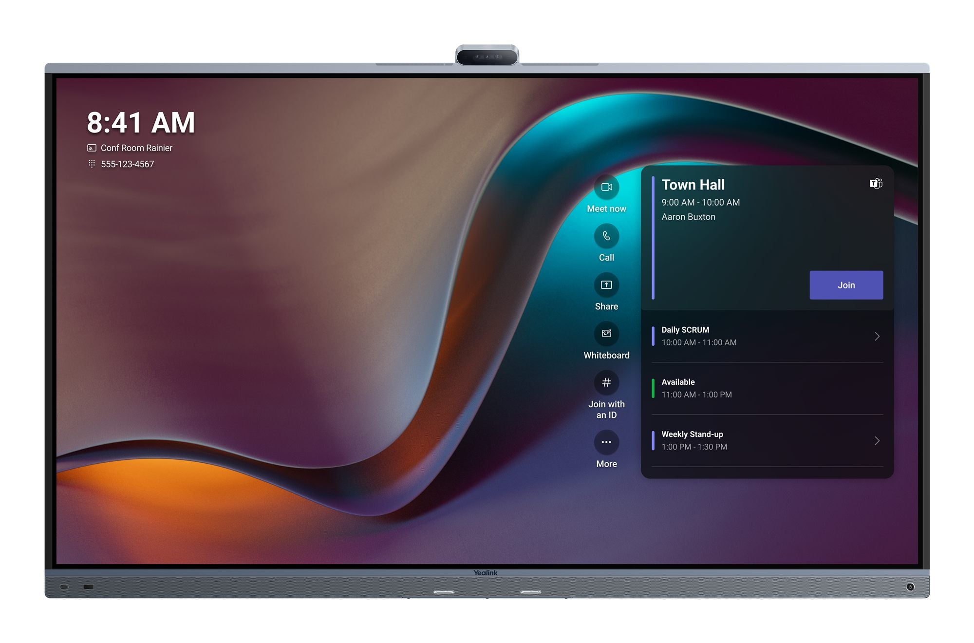Yealink 1203671 MeetingBoard 86 Pro Écran 4K avec Android et Wi-Fi 6
