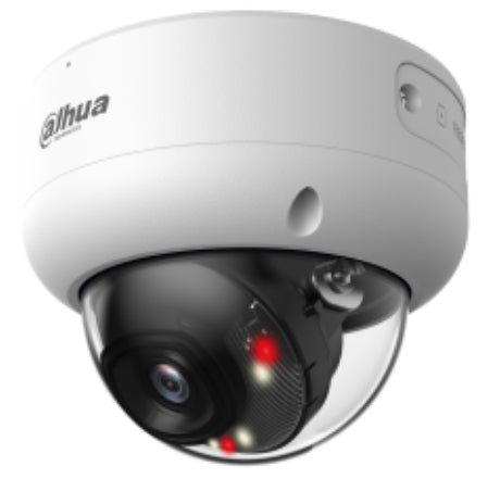 DAHUA- Caméra IP dôme 4Mps 2,8mm Dual Light 40m DH-IPC-HDBW3449E-S-IL