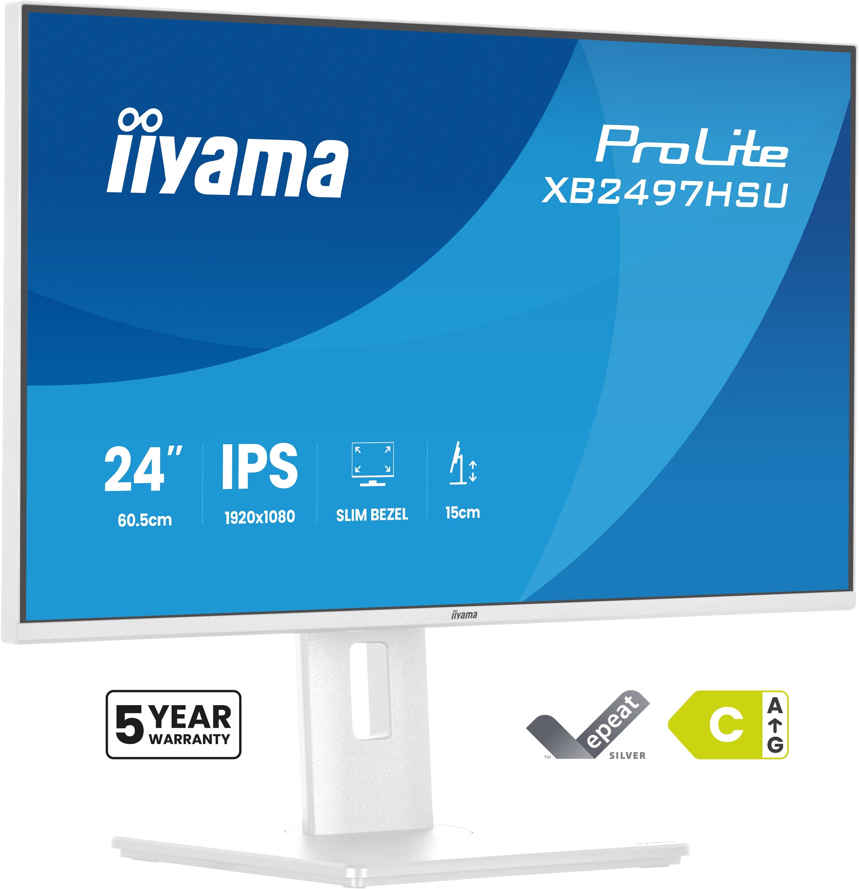 XB2497HSU-W1 24"" FHD Bsnss IPS WHITE