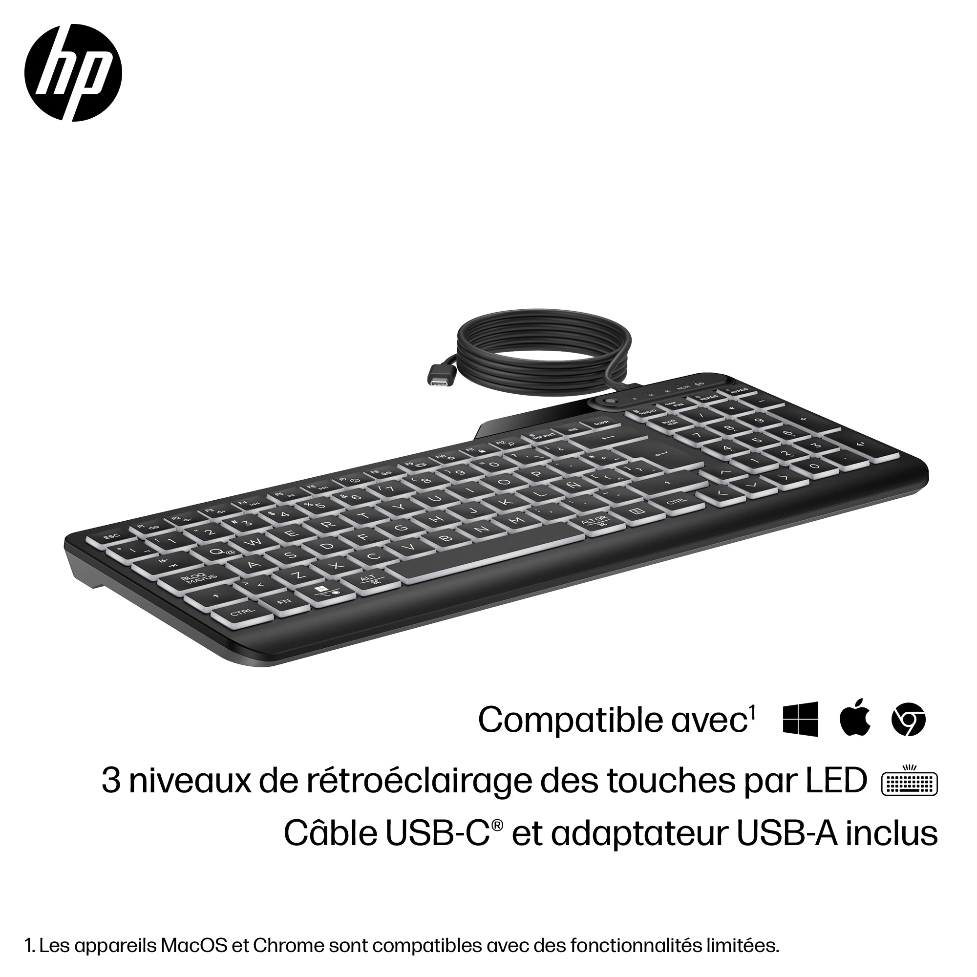HP 400 BL WD KBD