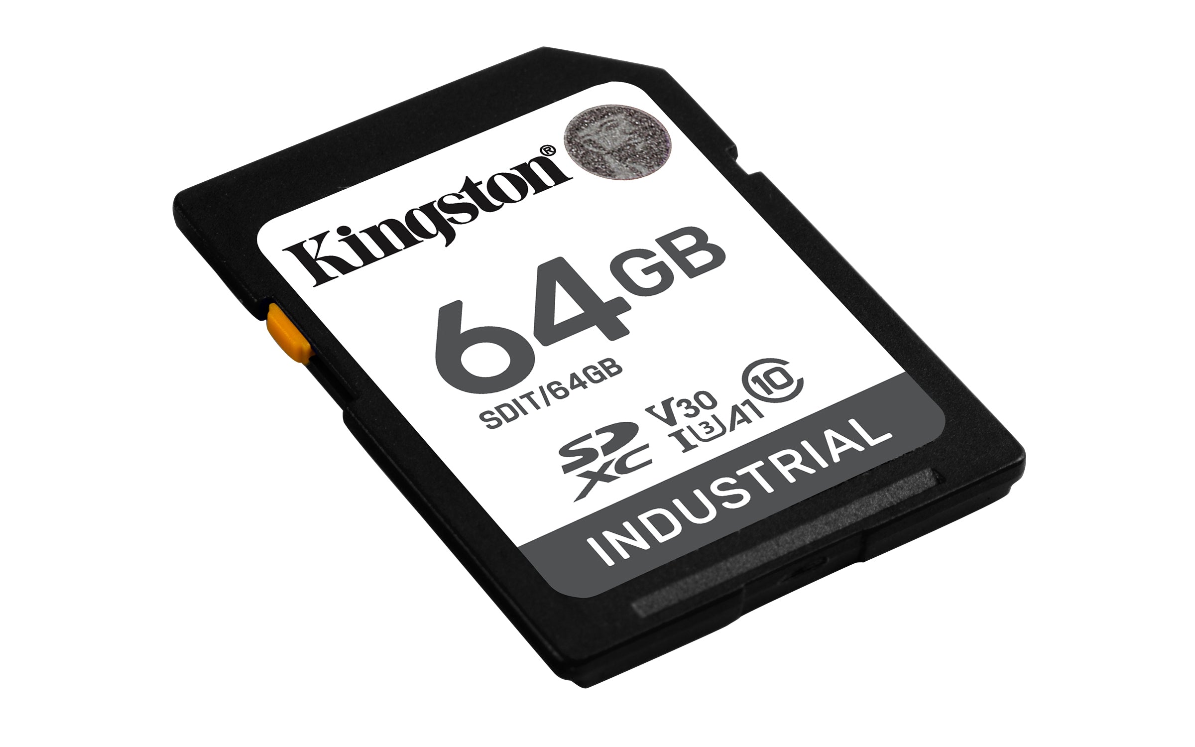 KINGSTON 64Go SDXC Industrial -40C to 85C C10 UHS-I U3 V30 A1 pSLC