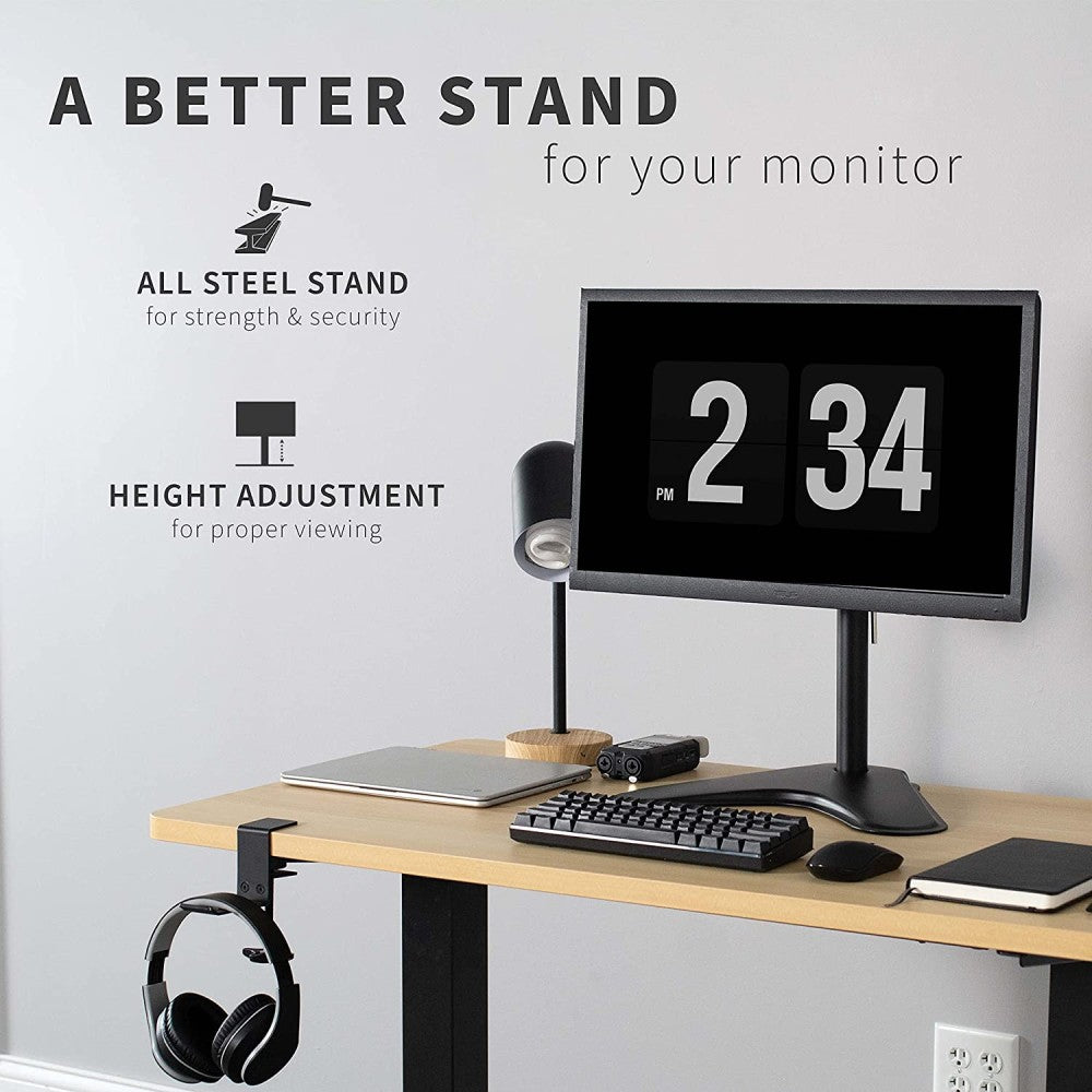 Techly ICA-LCD 2500 Support de moniteur rotatif pour écran LCD de 13 a 27” jusqu'a 10kg