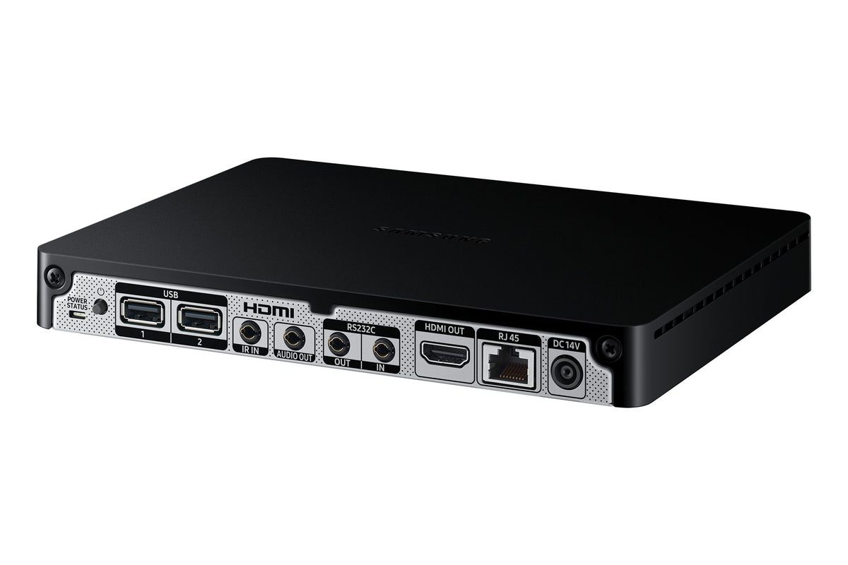 SAMSUNG SBB-SSN Set Back Box SSSP6 Tizen Coretex A72 1.7GHz Quad-Core CPU 8Go Storage 4.1Go avail 2.5Go RAM. USB 2.0 HDMI 2.0