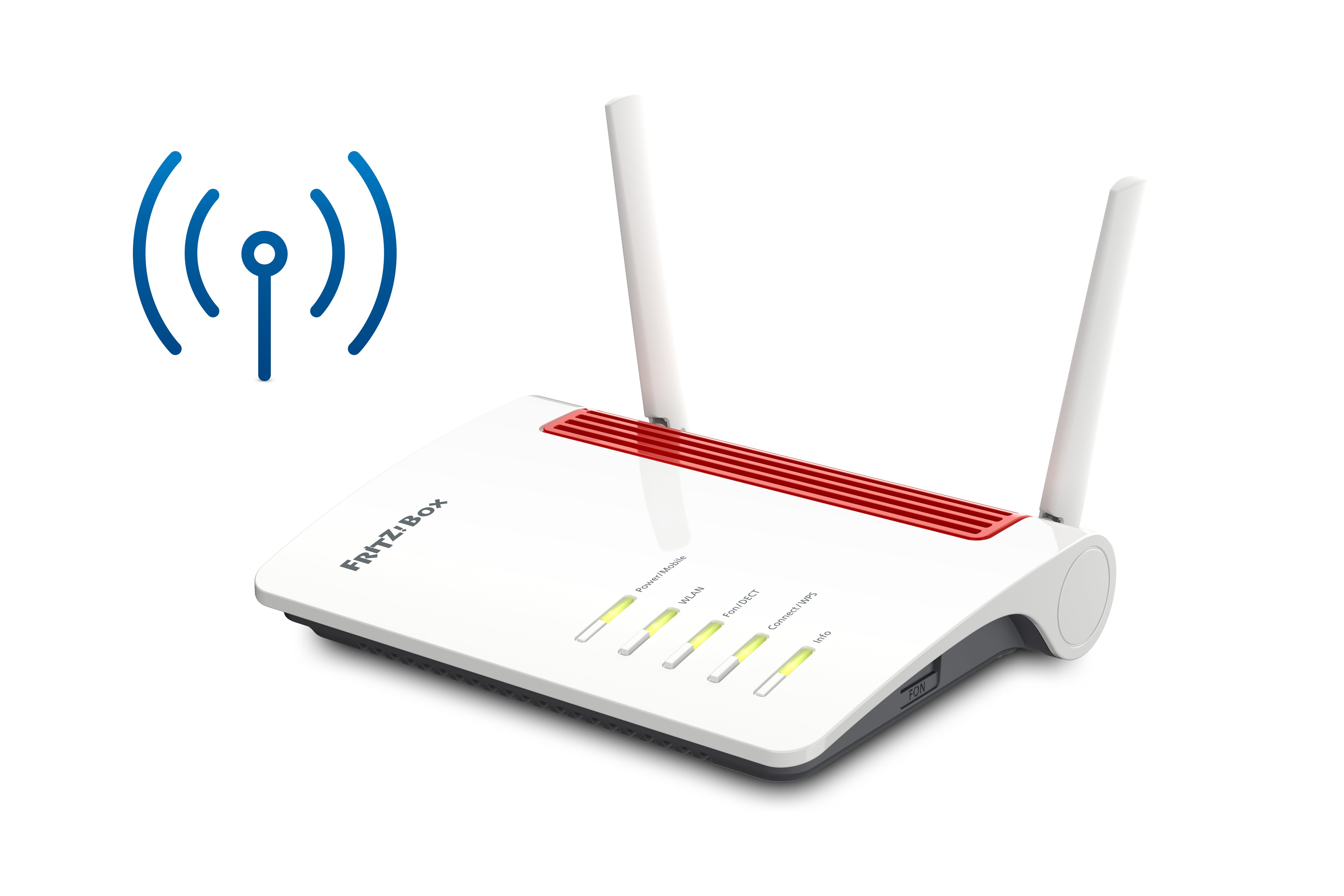 FRITZ!Box 6850 LTE routeur sans fil Gigabit Ethernet Bi-bande (2,4 GHz / 5 GHz) 4G Blanc
