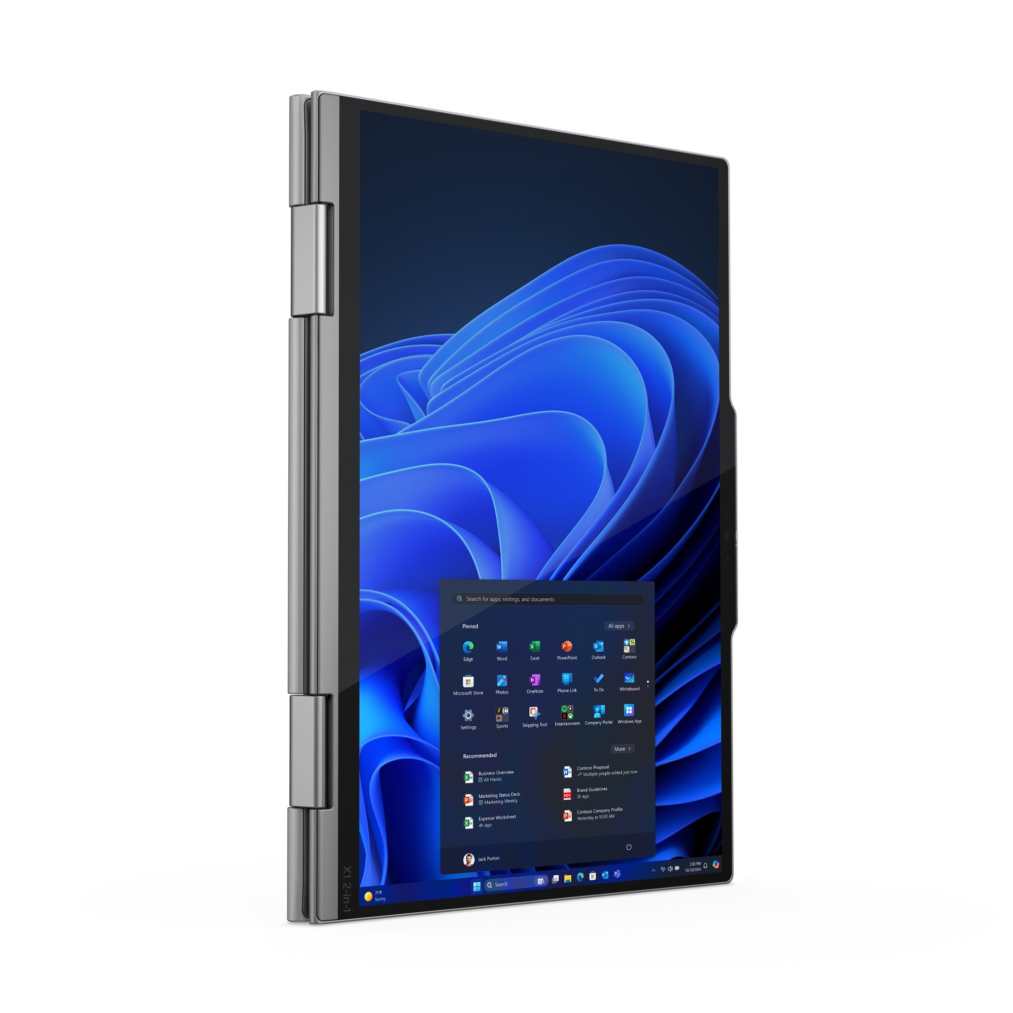 LENOVO ThinkPad X1 2in1 G10 Intel Core Ultra 5 225U 14p WUXGA Touch 16Go 512Go SSD M.2 2280 Intel Graphics W11P 3YR Premier NBD