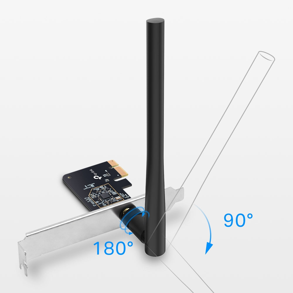 TP-LINK Archer T2E WiFi PCIe AC600 DualBand PCE Express Adapter Wireless 802.11a/n High gain external