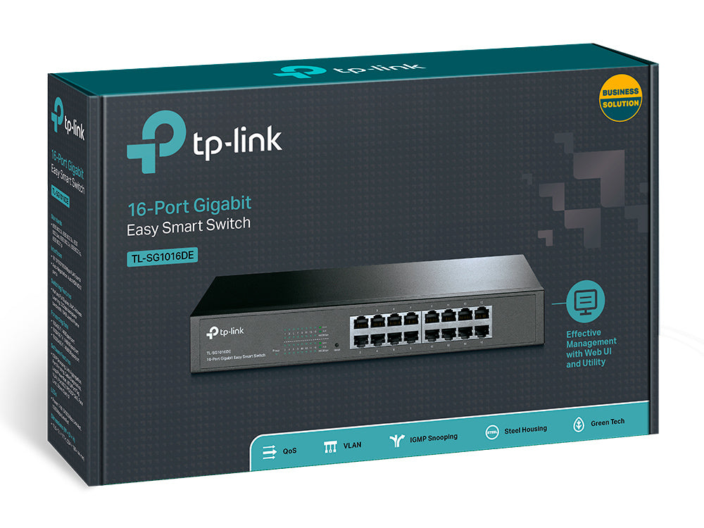 16-Port Gigabit Easy Smart Switch