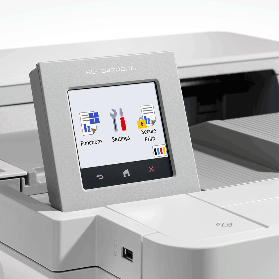 BROTHER HL-L9470CDN Printer colour Duplex laser A4 2400x600dpi 40ppm 620 sheets USB 2.0 Gigabit LAN USB host NFC