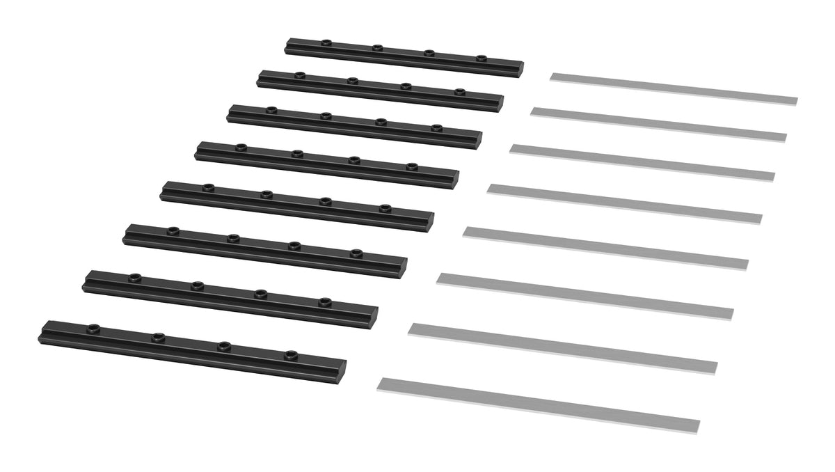 Straight Connector x8 BK