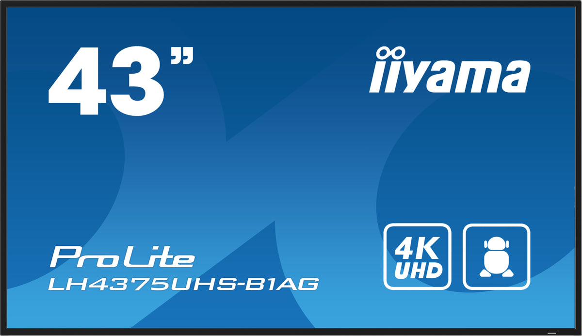 IIYAMA- Afficheur professionnel 43" LH4375UHS-B1AG