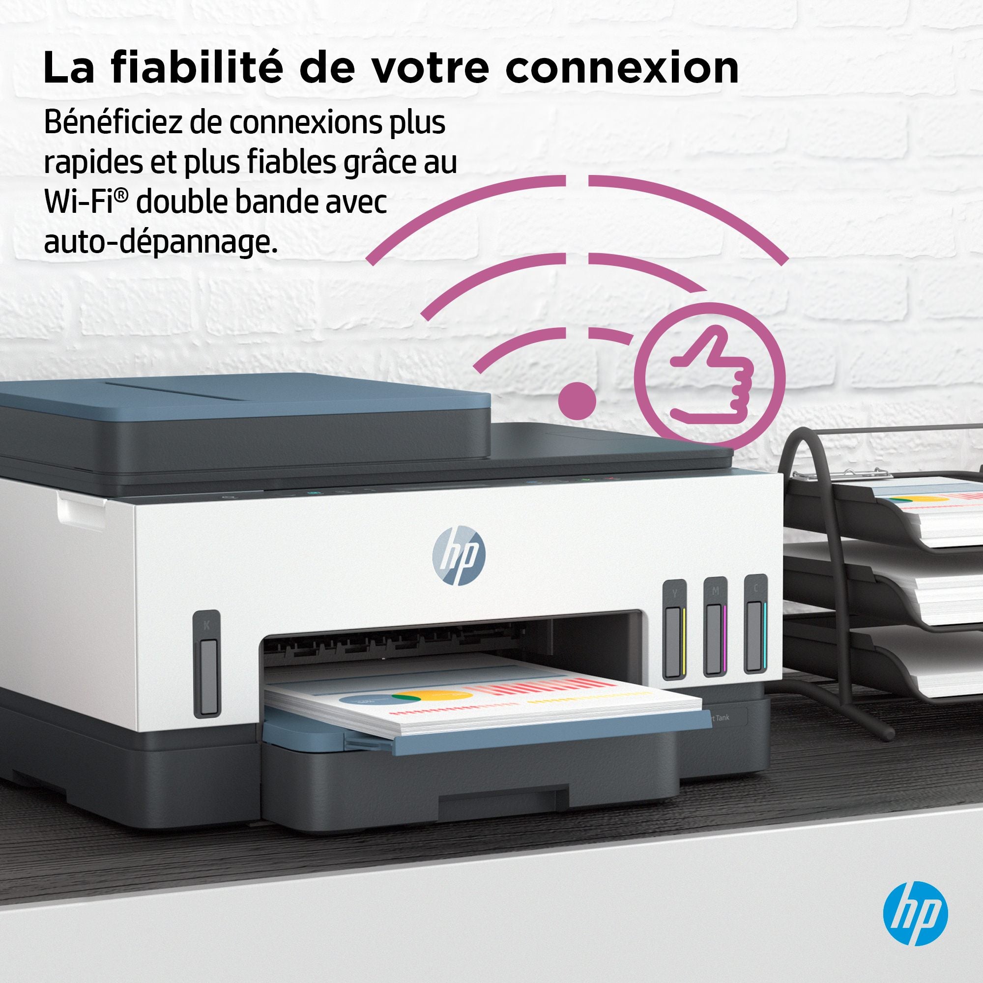 HP Smart Tank 7306 All-in-One MFP colour inkjet refillable A4 13ppm Copy 15ppm Print 250sheets USB Wi-Fi Bluetooth