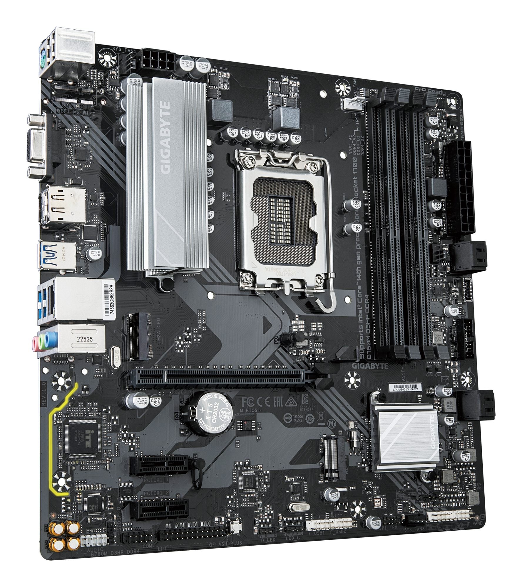 GIGABYTE B760M D3HP DDR4 carte mere Intel B760 Express LGA 1700 micro ATX