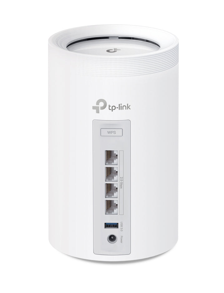 TP-LINK BE9300 Whole Home Mesh Wi-Fi 7 System Tri-Band 574Mbps at 2.4GHz + 2880Mbps at 5GHz + 5760Mbps at 6GHz Internal Antenna