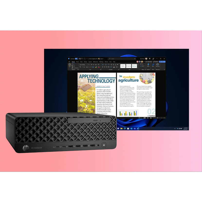 HP EliteDesk 8 SFF G1i Intel Core Ultra 9 285 32Go DDR5 1To SSD RTX A400 W11P HIE 3/3/3