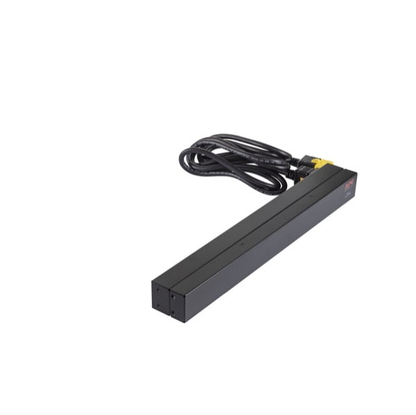 APC Basic Rack-Mount PDU Rack AC 208/230V input IEC 60320 C20 output connectors 12 power IEC 60320 C13 1U 19 2.49m cord BK
