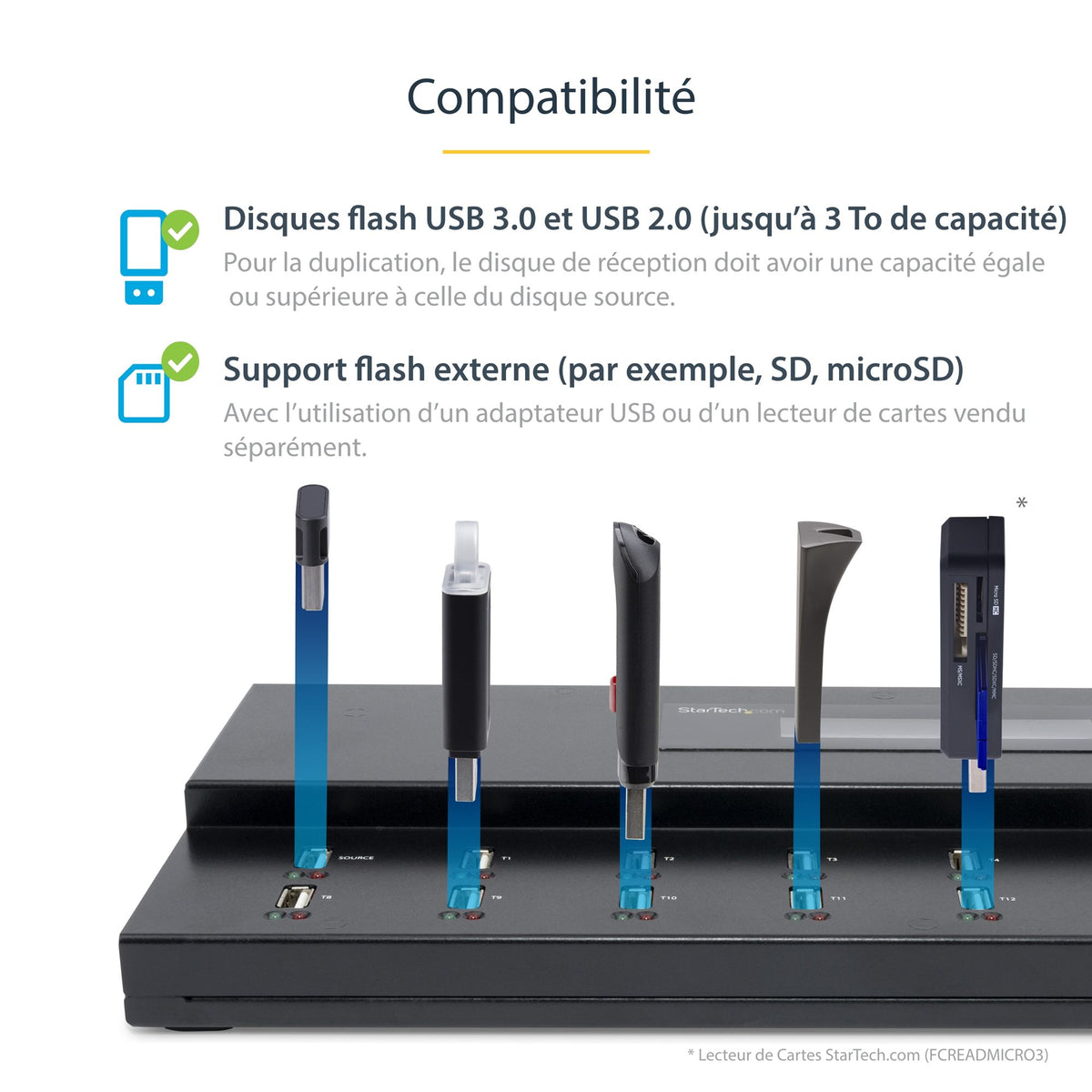 StarTech.com USB Duplicator/Eraser - 1:1