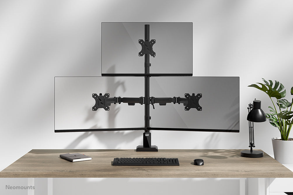 Neomounts DS60-600BL2-1 Triple monitor a