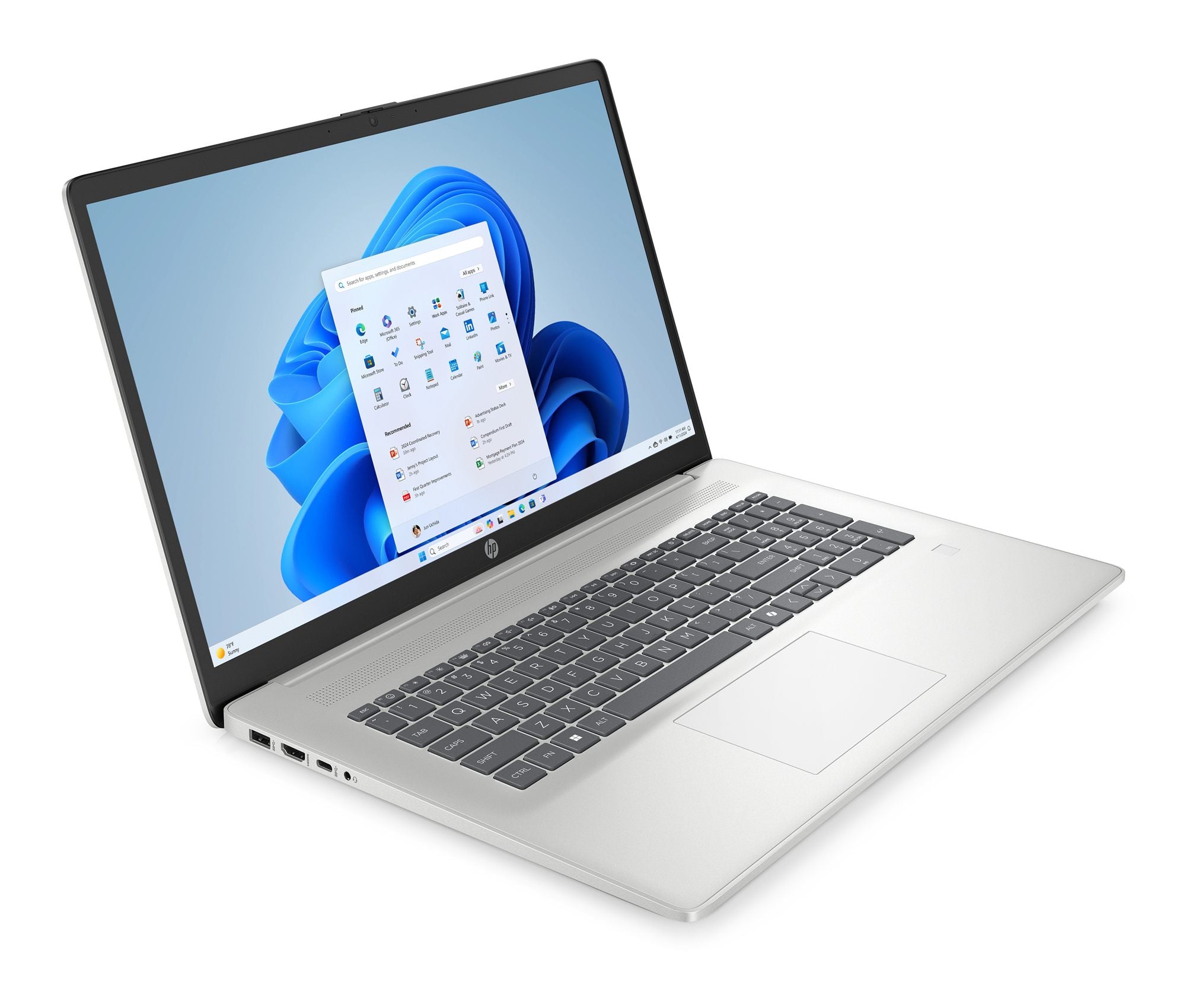 Portable HP 17-cp2012nf AMD Ryzen5 7520U 8GoDDR4 512GoSSD AMD Radeon 17.3'' FHD