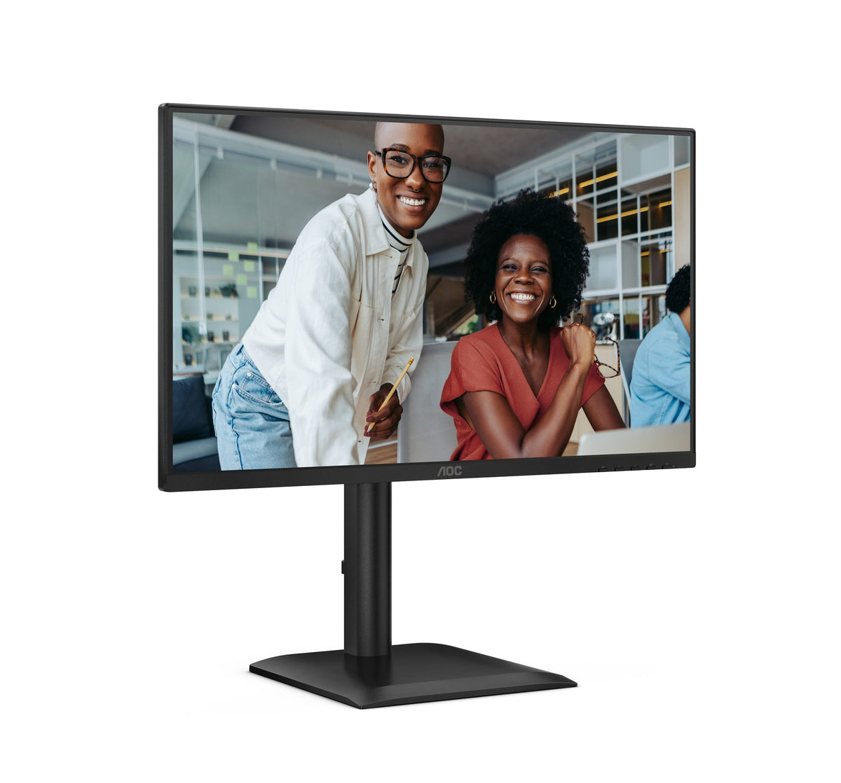 AOC 24E4CV - Écran LED - 24"-1920 x 1080 Full HD @ 120 Hz - IPS - 300 cd/m² - 1500:1 - 4 ms - HDMI, DP, USB-C - HP - GAR 5 ans