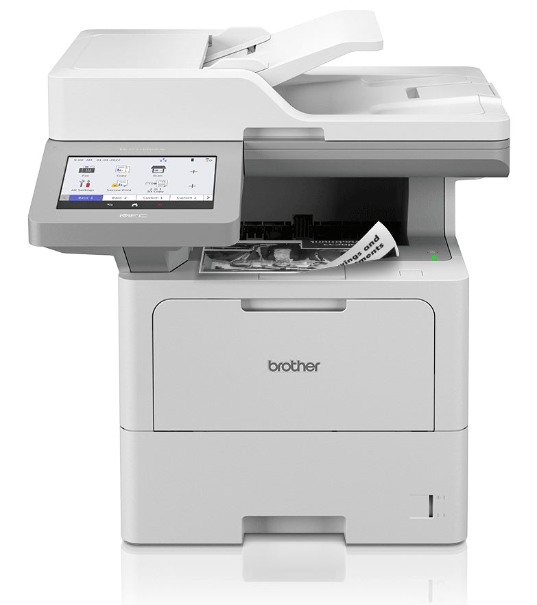 BROTHER MFC-L6910DN MFP Mono B/W laser A4 50ppm copy 50ppmprint 520 sheets USB 2.0 Gigabit LAN Wi-Fi NFC USB 2.0 host