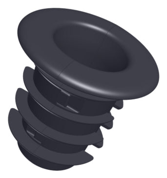 Biamp Grommet for 16mm (5/8in) Hole 7mm ID 10-Pack â€“ Black