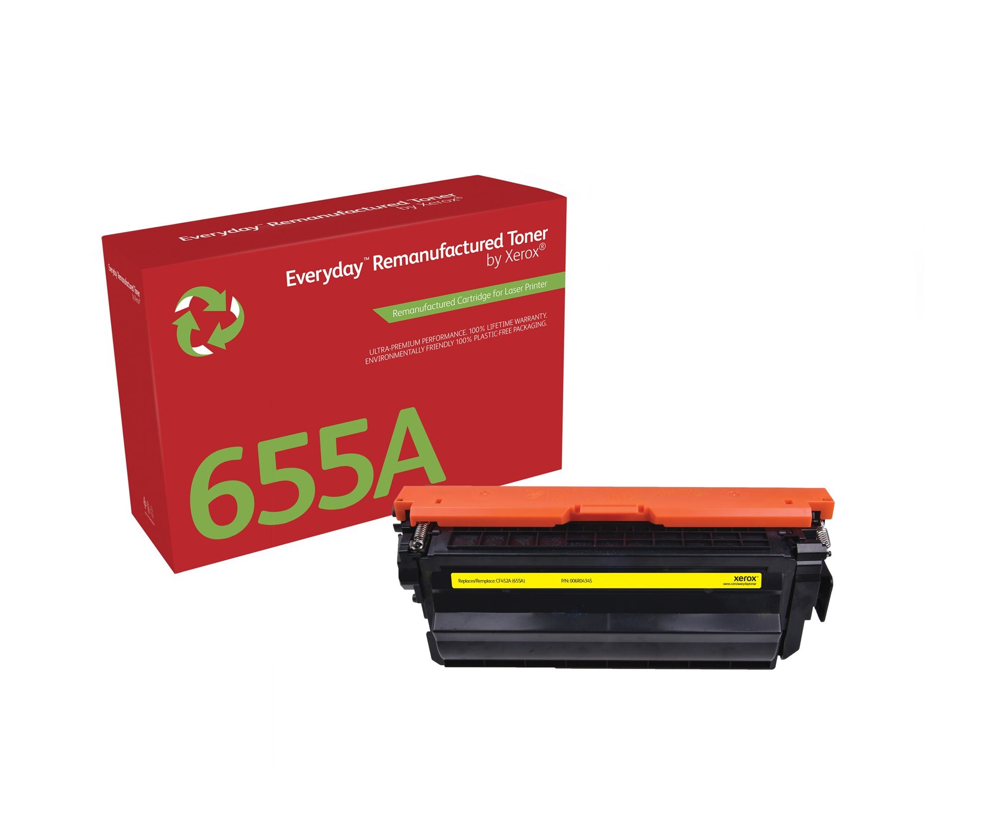 ED Yellow Toner comp w/HP 655A CF452A SC