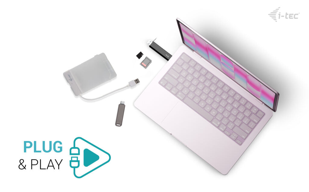 I-TEC USB-C / USB-A Dongle SD TF and 2x USB 1x USB-A 1x USB-C