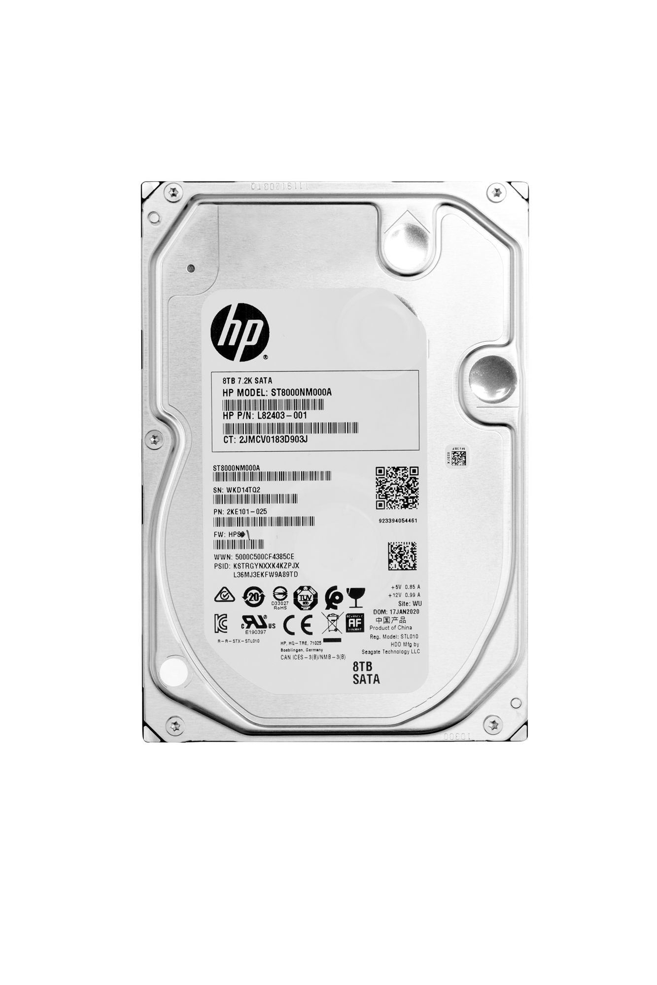 HP 8To 7200RPM SATA 3.5p Enterprise