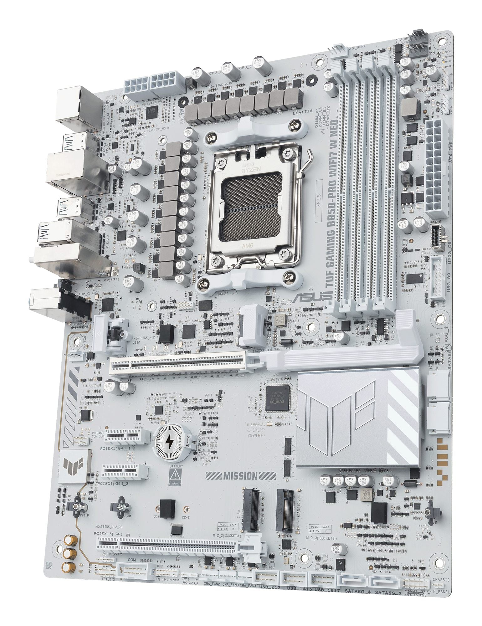 ASUS AMD B850 ATX motherboard DDR5 PCIe 5.0 3xM.2