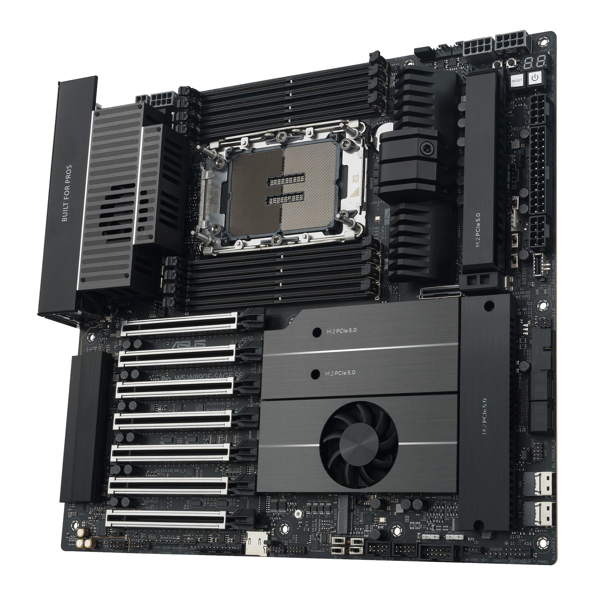 ASUS PRO WS W890E-SAGE SE LGA4710-2 EEB workstation motherboard 8xDDR4 7xPCIe 5.0 4xM.2 4xSATA
