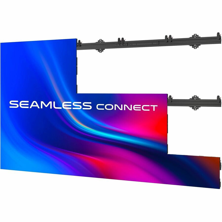 Peerless Seamless Connect  5x5 Universal wall mount for latching dvLED displays up to 610mm wide